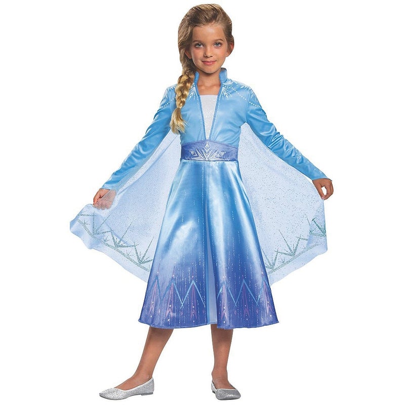 Disney Frozen Elsa Costume (S, 5-6 years, Light Blue) - Image 1